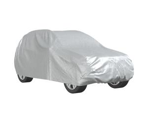 vidaXL Housse de Voiture SUV avec Sangles à Boucle complète argenté XL