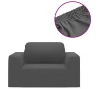 Vidaxl Housse Extensible De Canapã© Anthracite Jersey De Polyester