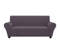 Vidaxl Housse Extensible De Canapé Anthracite Jersey De Polyester