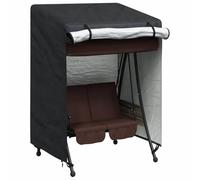 vidaXL Housse pour balancelle d'extérieur 120 x 90 x 155 cm, Housse de balancelle de Jardin, rectangulaire, résistante aux UV, imperméable, pour Tout Temps, Protection extérieure