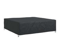 vidaXL Housse pour Meubles Uni Noir 260 x 260 x 70 cm 420D, Housse de Jardin et terrasse, Moderne, imperméable, Protection Robuste des Meubles en extérieur