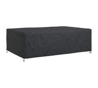 Housse pour meubles Uni Noir tissu Protection décorative en d'extérieur vidaXL v