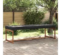 Housse de table en tissu étanche - vidaXL - Noir - 262x102x15 cm - Imperméable - Utilisation intérieure et extérieure