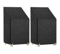 Housses de chaise de jardin 2 pcs 8 oillets 65x65x80-120 cm PE 3155386
