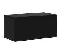 Vidaxl Housses De Meubles De Jardin 2 Pcs 6 ?Illets 160x80x75 Cm Noir