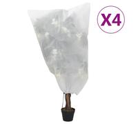 vidaXL Housses de protection pour plantes avec cordon de serrage 4 pcs