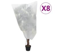 vidaXL Housses de protection pour plantes avec cordon de serrage 8 pcs