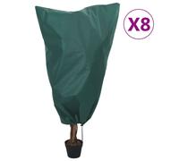 vidaXL Housses de protection pour plantes avec cordon de serrage 8 pcs