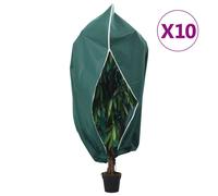 vidaXL Housses de protection pour plantes avec fermeture éclair 10 pcs