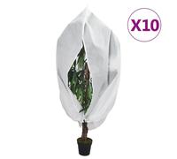 vidaXL Housses de protection pour plantes avec fermeture éclair 10 pcs