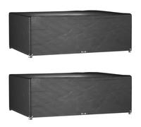 2x Housses de Mobilier de Jardin Rotin 10 Oeillets 229x113 cm Meuble vidaXL