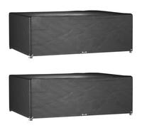 Vidaxl Housses De Salon De Jardin 2 Pcs 12 ?illets Rectangulaire