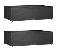 2x Housses de Mobilier de Jardin Rotin 10 Oeillets 229x113 cm Meuble vidaXL