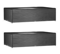 2x Housses de Mobilier de Jardin Rotin 10 Oeillets 229x113 cm Meuble vidaXL