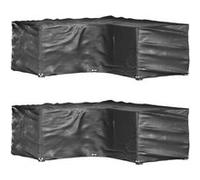 Vidaxl Housses De Salon De Jardin En Forme De L 2 Pcs 16 Oeillets