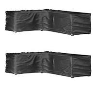 Vidaxl Housses De Salon De Jardin En Forme De L 2 Pcs 16 Oeillets