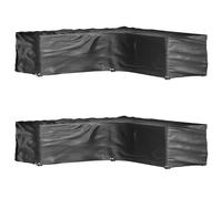 Vidaxl Housses De Salon De Jardin En Forme De L 2 Pcs 16 Oeillets