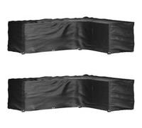 Vidaxl Housses De Salon De Jardin En Forme De L 2 Pcs 18 Oeillets