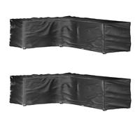 Vidaxl Housses De Salon De Jardin En Forme De L 2 Pcs 18 Oeillets