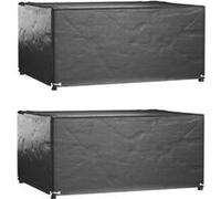 2x Housses de Mobilier de Jardin Rotin 10 Oeillets 229x113 cm Meuble vidaXL