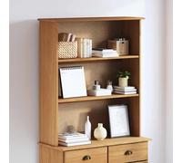 vidaXL Hutch Marron 91 x 30 x 104 cm Pin massif