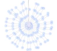 vidaXL Illumination de Noël Feu d'artifice 140 LED blanc froid 17 cm