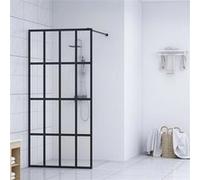 vidaXL Ecran de Douche Cabine de Douche Paroi de Douche Cloison de Douche Salle de Bain Maison Intérieur Robuste Verre Trempé Transparent 118x190 cm