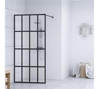 vidaXL Ecran de Douche Cabine de Douche Paroi de Douche Cloison de Douche Salle de Bain Maison Intérieur Robuste Verre 145674