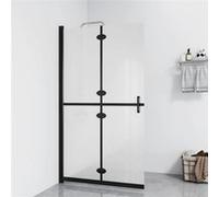 Inloopdouchewand inklapbaar 120x190 cm ESG-glas mat151197