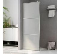 vidaXL Paroi de douche à l'italienne à verre ESG dépoli 80x195 cm