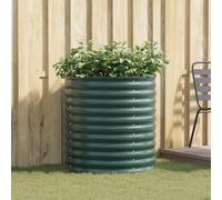 Vidaxl Jardin Lit De Jardin Vert 80x80x81 Cm Acier Galvanisé