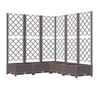 vidaXL Jardin Marron 120 x 120 x 121,5 cm