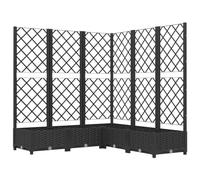 vidaXL Jardin Noir 120 x 120 x 121,5 cm
