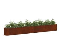 vidaXL Jardin surélevé Acier patiné 360 x 40 x 40 cm