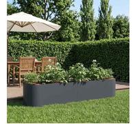vidaXL Jardin surélevé Anthracite 200 x 40 x 40 cm 8011693