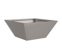 vidaXL Jardinier en métal Acier météo 35 x 35 x 15 cm Durable