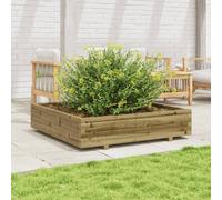 Vidaxl Jardinière 110x110x26,5 Cm Bois De Pin Imprégné