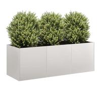 Vidaxl Jardinière 120x40x40 Cm Acier Inoxydable