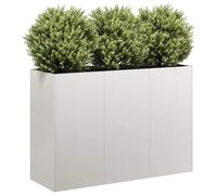 Vidaxl Jardinière 120x40x80 Cm Acier Inoxydable