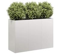 vidaXL Jardinière 120x40x80 cm en acier inoxydable – Bac à plantes surélevé