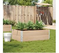 vidaXL Jardinière 120x80 cm bois massif de pin, jardinière d'extérieur, bac à fleurs, bac à tomates, jardinière de terrasse, 3295847