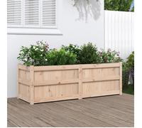 vidaXL Jardinière 150 x 50 x 50 cm en Bois de Pin Massif