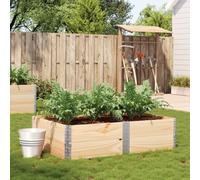 Vidaxl Jardinière 150x100 Cm Bois De Pin Massif