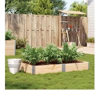 Vidaxl Jardinière 150x100 Cm Bois De Pin Massif