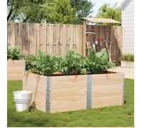 vidaXL Jardinière 150x100 cm bois de pin massif, jardinière d'extérieur, bac à fleurs, bac à tomates, jardinière de 3295439