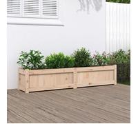 vidaXL Jardinière 150x31x31 cm bois de pin massif 837474