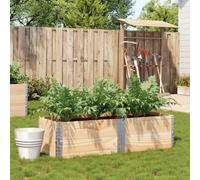 Vidaxl Jardinière 150x50 Cm Bois De Pin Massif