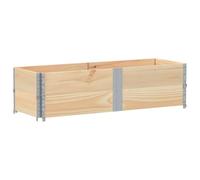 vidaXL Jardinière 150x50 cm Bois de pin Massif, jardinière d'extérieur, bac à Fleurs, bac à tomates, jardinière de terrasse, bac à Pommes de Terre