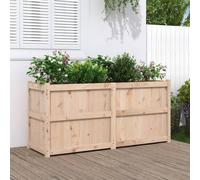 Vidaxl Jardinière 150x50x70 Cm Bois De Pin Massif