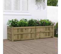 Vidaxl Jardinière 180x50x50 Cm Bois De Pin Imprégné